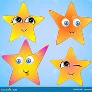 Image result for Cartoon Stars with Faces