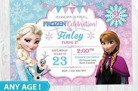 Image result for Frozen Invitation Template Free