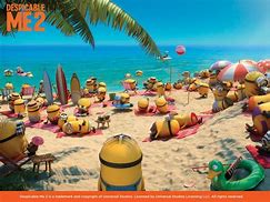 Image result for Despicable Me 2 Minions Beach