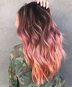 Image result for Copper Rose Gold Hair Ombre