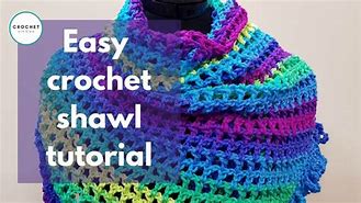 Image result for Easy Shawl Crochet Tutorials