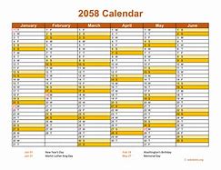 Image result for 2058 Calendar