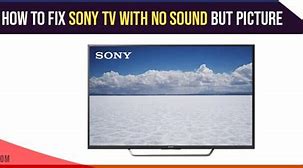 Image result for Sony No Picture but Sound