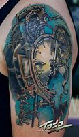 Image result for Steampunk Pocket Watch Tattoo