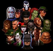 Image result for Batman Villains Cartoon with Names