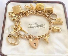 Image result for Real Gold Charms