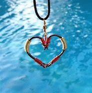 Image result for Fish Hook Heart Necklace