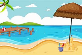 Image result for Beach Scene Illustration