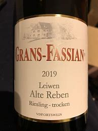 Grans Fassian Riesling Cuvee 9 に対する画像結果