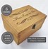 Image result for Engraved Wood Memory Box