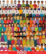 Image result for 100 People Clip Art