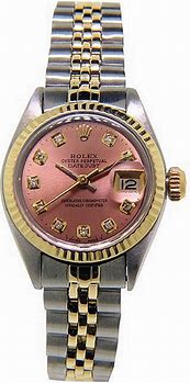 Image result for Rolex Pink Faced Watch