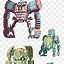 Image result for Retro Walking Robot Drawing
