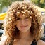 Image result for Ombre Hair with Bangs Curly