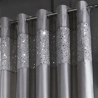 Image result for Grey and Silver Curtains
