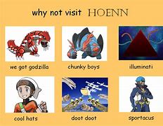 Image result for Pokemon Hoenn Memes