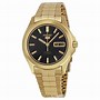 Image result for Seiko Black and Gold Watch
