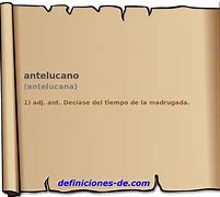 Image result for antelucano