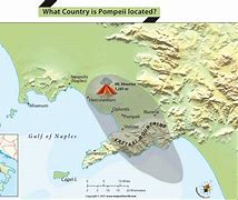 Image result for Pompeii Volcano Map