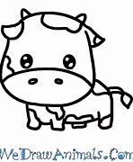 Image result for Baby Cow Drawing Traceable