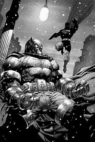 Image result for Marvel and DC Batman Comic