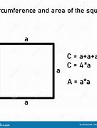 Image result for Circumfrence of a Square