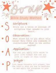 Image result for Bible Study Soap Method Printable