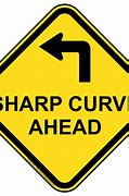 Image result for Slow Down Sharp Curve Ahead Sign