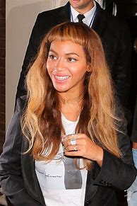 Image result for Beyoncé with Bad Bangs