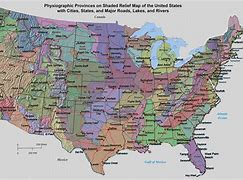 Image result for United States Provinces Map