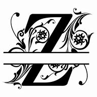 Image result for Fancy Alphabet Split Z