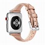 Image result for Leather Apple Watch Band Rose Gold