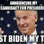 Image result for Bidin Speech Meme