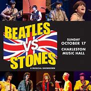 Image result for Beatles vs Rolling Stones Show