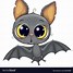 Image result for Cute Bat Face Drawing