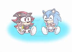 Image result for Baby Sonic and Shadow