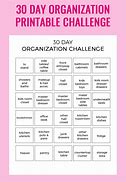 Image result for 30-Day Organization Challenge