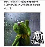 Image result for Kermit Looking Out of Window Meme
