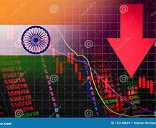 Image result for India Share Market Down Illustration