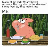 Image result for Patrick Eating Meme