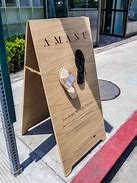 Image result for Wood Sandwich Board
