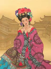 Image result for Empress Wu Hu Painting