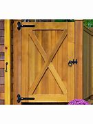 Image result for Wood Fence Gate Latch Hardware