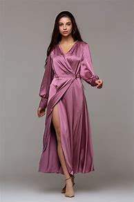 Image result for Silk Wrap Dress