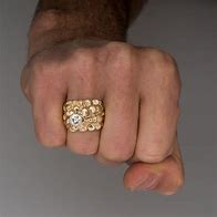 Image result for 24 Karat Gold Nugget Ring