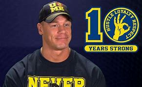 Image result for John Cena 10 Years Strong Logo