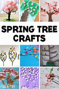 Image result for Preschool Craft Stick Trees