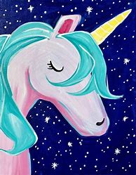 Image result for Unicorn Canvas Painting