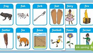 Image result for F Phonics Sound Cards