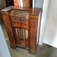 Image result for Antique RCA Victor Floor Radio